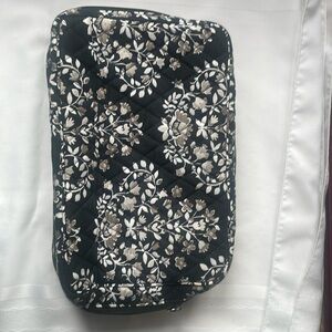 Vera Bradley black and white makeup/ toiletries bag